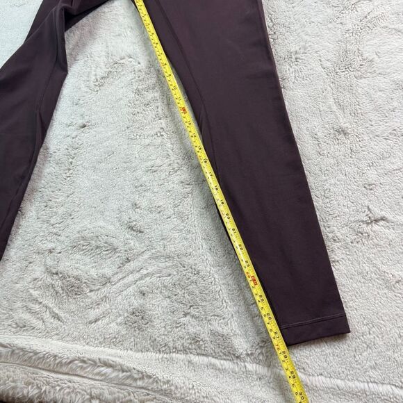 Wunder Under Leggings Contour Fit Mid Rise Size 10 Burgundy Full Length Luon - Picture 5 of 9